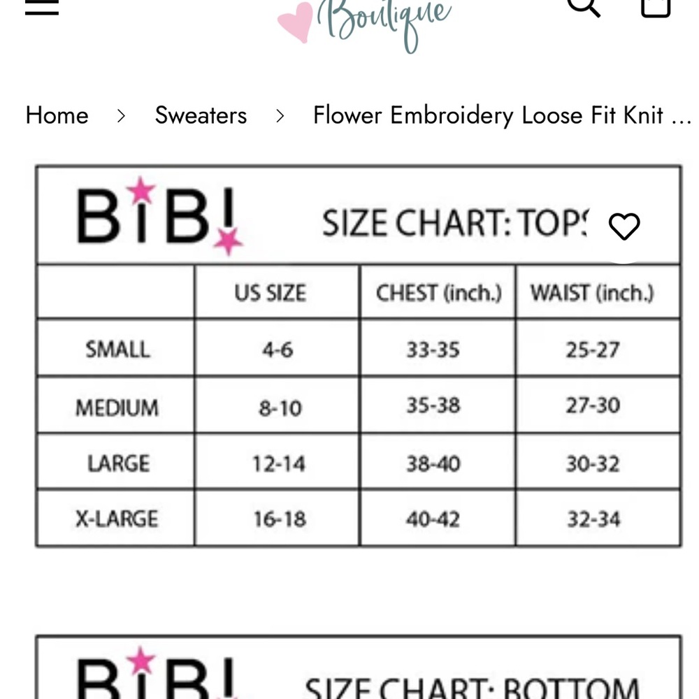 New Fabulous Boho Flower Embroidery Loose Fit Knit Top - Picture 7 of 9